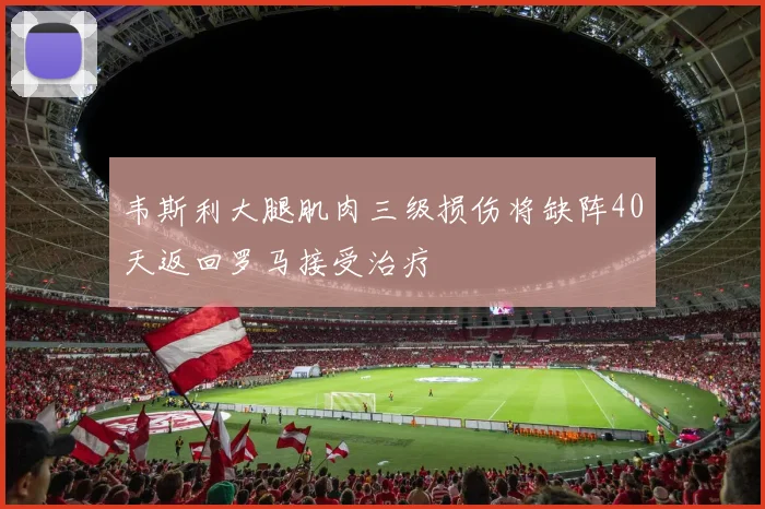韦斯利大腿肌肉三级损伤将缺阵40天返回罗马接受治疗