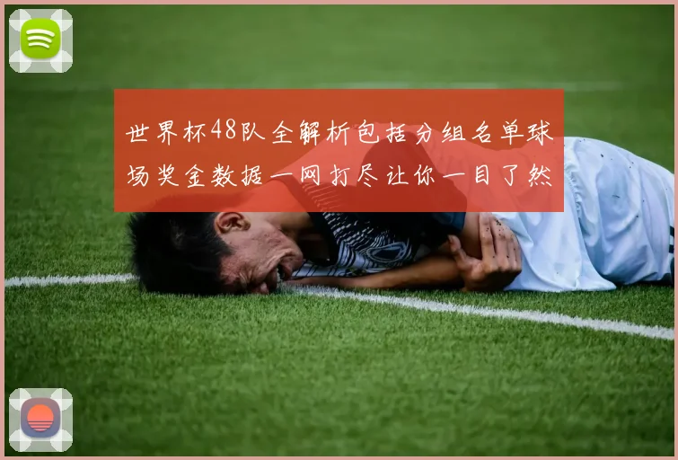 世界杯48队全解析包括分组名单球场奖金数据一网打尽让你一目了然